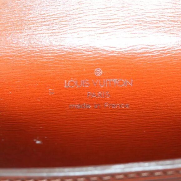 LOUIS VUITTON Epi Tilsitt Pouch Brown M52603 LV Auth ep3395 - Picture 7 of 16